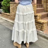 コットンフラワーレースフリルスカート | Outfitter lab | 詳細画像7