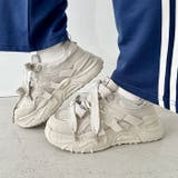 ダブルリボンダッドソール厚底スニーカー | Outfitter lab | 詳細画像21