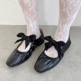 オーガンジーリボンメリージェーンパンプス | Outfitter lab | 詳細画像5