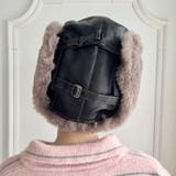 フェイクファーPUフライトキャップ | Outfitter lab | 詳細画像7 