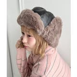 ブラック | フェイクファーPUフライトキャップ | Outfitter lab