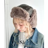 ダークブラウン | フェイクファーPUフライトキャップ | Outfitter lab