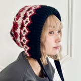 フェアアイル柄イヤーフラップビーニー | Outfitter lab | 詳細画像11