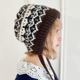 フェアアイル柄イヤーフラップビーニー | Outfitter lab | 詳細画像18