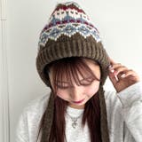 フェアアイル柄イヤーフラップビーニー | Outfitter lab | 詳細画像23