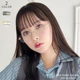 ノンフレームスクエアレンズメガネ | Outfitter lab | 詳細画像1 