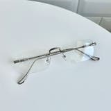 ノンフレームスクエアレンズメガネ | Outfitter lab | 詳細画像10 