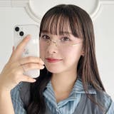 ノンフレームスクエアレンズメガネ | Outfitter lab | 詳細画像14 