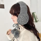 クロシェ編みポンポンイヤーマフ | Outfitter lab | 詳細画像18 