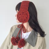 クロシェ編みポンポンイヤーマフ | Outfitter lab | 詳細画像31 