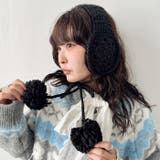 クロシェ編みポンポンイヤーマフ | Outfitter lab | 詳細画像6 