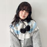 クロシェ編みポンポンイヤーマフ | Outfitter lab | 詳細画像9 