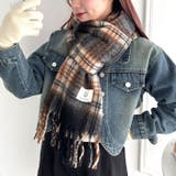 ボリュームチェックマフラー | Outfitter lab | 詳細画像5 