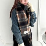 ボリュームチェックマフラー | Outfitter lab | 詳細画像8 