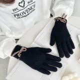 【スマホ対応】バイカラーリボン手袋 | Outfitter lab | 詳細画像12 