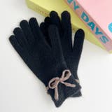 【スマホ対応】バイカラーリボン手袋 | Outfitter lab | 詳細画像16 