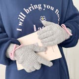 【スマホ対応】バイカラーリボン手袋 | Outfitter lab | 詳細画像18 