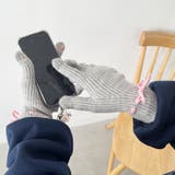 【スマホ対応】バイカラーリボン手袋 | Outfitter lab | 詳細画像20 