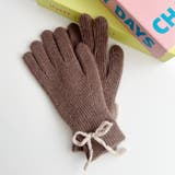 【スマホ対応】バイカラーリボン手袋 | Outfitter lab | 詳細画像28 