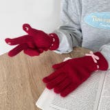 【スマホ対応】バイカラーリボン手袋 | Outfitter lab | 詳細画像39 