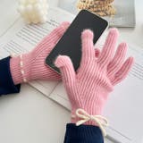 【スマホ対応】バイカラーリボン手袋 | Outfitter lab | 詳細画像41 