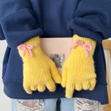 【スマホ対応】バイカラーリボン手袋 | Outfitter lab | 詳細画像50 