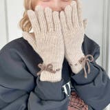 【スマホ対応】バイカラーリボン手袋 | Outfitter lab | 詳細画像32 