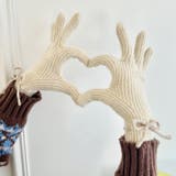 【スマホ対応】バイカラーリボン手袋 | Outfitter lab | 詳細画像8 