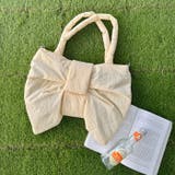 リボンモチーフソフトナイロンショルダーバッグ | Outfitter lab | 詳細画像11 