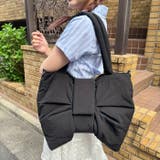 リボンモチーフソフトナイロンショルダーバッグ | Outfitter lab | 詳細画像12 