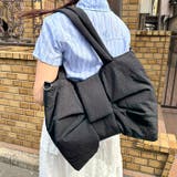リボンモチーフソフトナイロンショルダーバッグ | Outfitter lab | 詳細画像14 