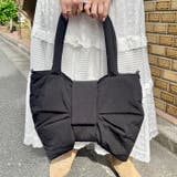 リボンモチーフソフトナイロンショルダーバッグ | Outfitter lab | 詳細画像16 