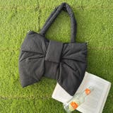 リボンモチーフソフトナイロンショルダーバッグ | Outfitter lab | 詳細画像17 