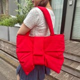 リボンモチーフソフトナイロンショルダーバッグ | Outfitter lab | 詳細画像18 