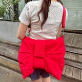 リボンモチーフソフトナイロンショルダーバッグ | Outfitter lab | 詳細画像20 