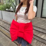 リボンモチーフソフトナイロンショルダーバッグ | Outfitter lab | 詳細画像21 