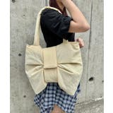 アイボリー | リボンモチーフソフトナイロンショルダーバッグ | Outfitter lab