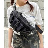 ブラック | トリプルポケットナイロンボディバッグ | Outfitter lab
