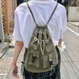 ダブルポケットメッシュナップサック | Outfitter lab | 詳細画像24