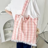 フリルチェックトートバッグ | Outfitter lab | 詳細画像14 
