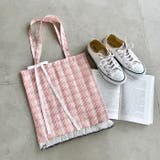 フリルチェックトートバッグ | Outfitter lab | 詳細画像18 