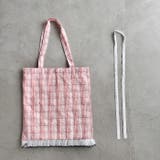 フリルチェックトートバッグ | Outfitter lab | 詳細画像33 