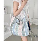 ミント | フラワーパターントートバッグ | Outfitter lab