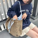 【大容量】レオパード×カラートートバッグ | Outfitter lab | 詳細画像16 