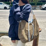 【大容量】レオパード×カラートートバッグ | Outfitter lab | 詳細画像17 