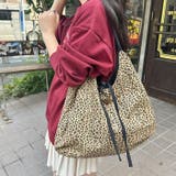 【大容量】レオパード×カラートートバッグ | Outfitter lab | 詳細画像6 