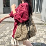 【大容量】レオパード×カラートートバッグ | Outfitter lab | 詳細画像9 