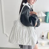 リボンショルダードットトートバッグ | Outfitter lab | 詳細画像12 