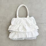 コットンレースフリルトートバッグ | Outfitter lab | 詳細画像21 