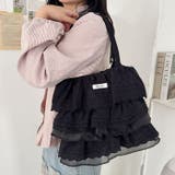 コットンレースフリルトートバッグ | Outfitter lab | 詳細画像11 